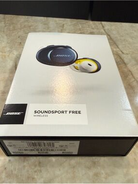 Bose SoundSport Free Wireless Earbuds - Blue & Yellow Accents